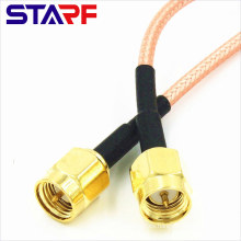 Cable de antena STA SMA macho a macho SMA con cable coaxial de coleta RG316 RG178